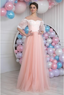 Вечернее платье с рукавами Daisy DM-988