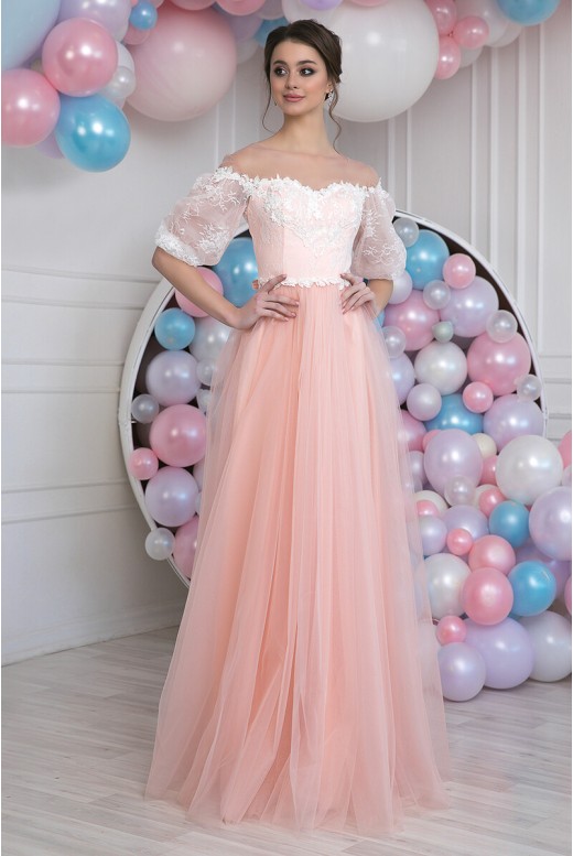 Вечернее платье с рукавами Daisy DM-988