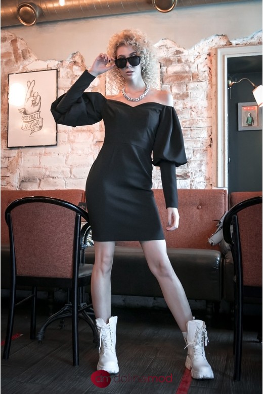 Коктейльное платье с длинными рукавами Ilona DM-1059