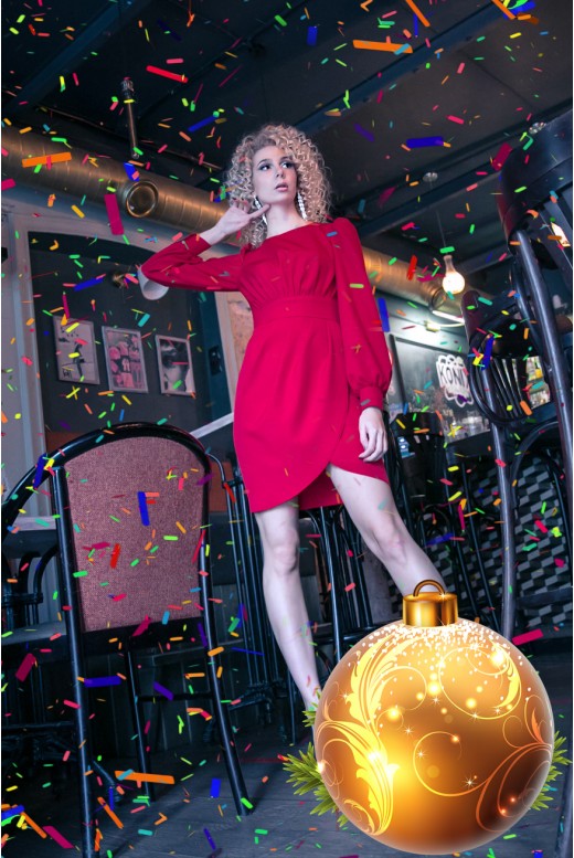 Alika DM-1060 Short Cocktail Dress