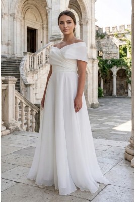 Wedding Long Organza Dress Venera MS-1261