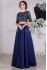 Вечернее платье  кроп топ с рукавом Valeriya DM-838