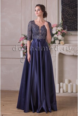 Evening dress with sleeves Amalia DM-898