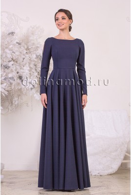 Evening dress with sleeves Megan DM-954