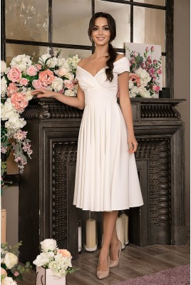 Yvette MS-1033 Midi Wedding Dress