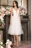 Wedding Midi Dress with Full Skirt Kelli MS-1015