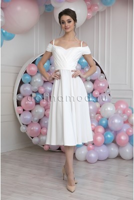 Свадебное платье миди Linda MS-1027
