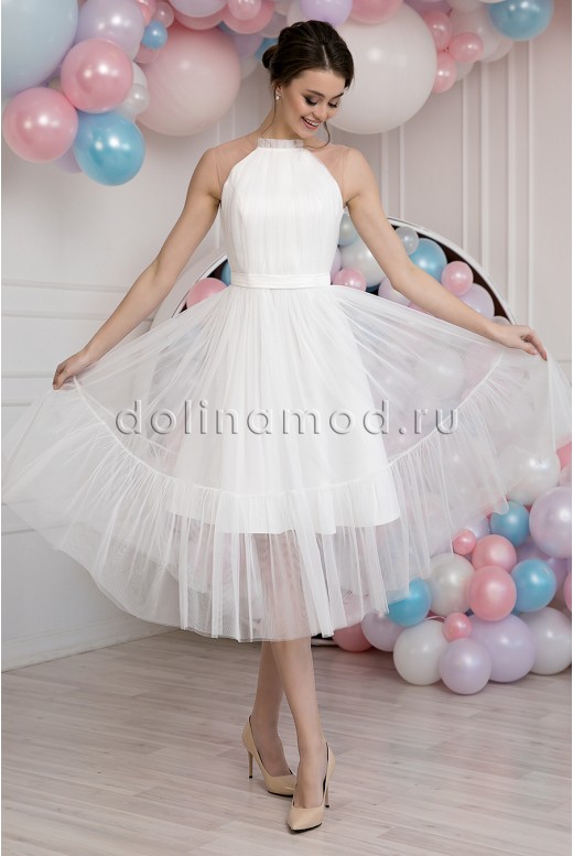 Свадебное короткое платье Fabiana MS-985