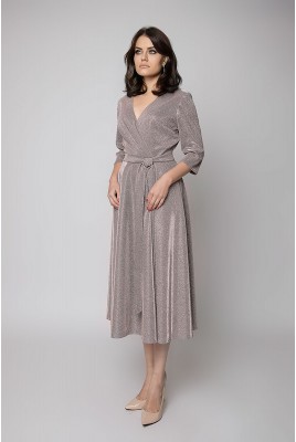 Купить коктейльное платье с рукавами Vera DM-1029 оптом от производителя Dolina Mod