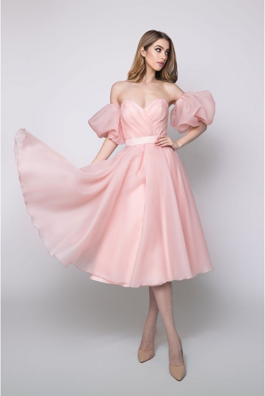 Elina DM-1096 Midi Prom Dress