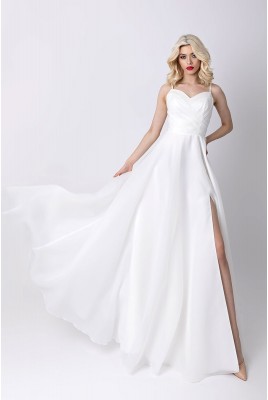 Wedding long dress with open shoulders Ida MS-1151