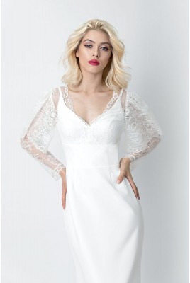 Wedding dress with lace sleeves Tamila MS-1150