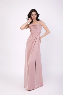 Evening long dress with a slit Gella DM-1169