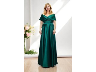 Evening long dress with pockets Eliana DM-1200