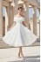 Rosalyn MS-1180 Midi Wedding Dress