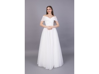 Wedding fluffy dress with a slit Elsa MS-1183