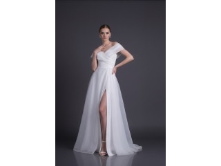 Свадебное длинное платье с разрезом Belle MS-1188