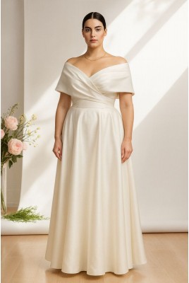 Wedding long dress with pockets Eliana MS-1200