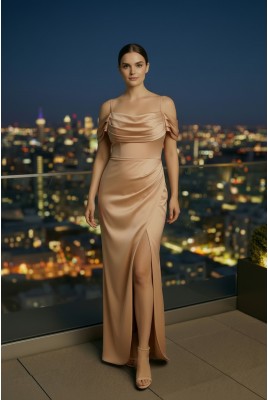 Вечернее длинное платье с разрезом Willow DM-1213