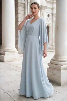 Вечернее длинное платье с рукавами Nerine DM-1249