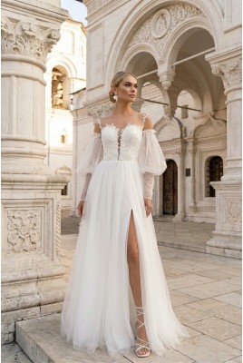 Wedding dress with glitter Ruby MS-1256