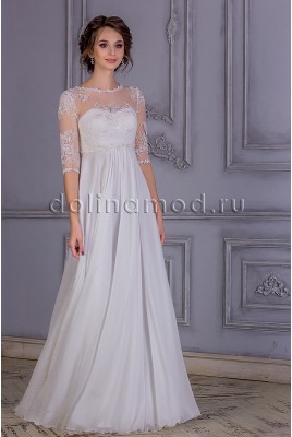 Свадебное платье с рукавами Lillian MS-831