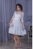 Короткое свадебное платье с рукавами DM-823